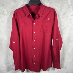 Reel Legends Long Sleeve Fishing Shirt Size XL Mens Vented Casual Outdoors